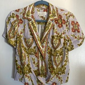 Anthropologie button up shirt